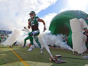 Rob Bagg and the Saskatchewan Roughriders celebrated their second victory of the season on Sunday.