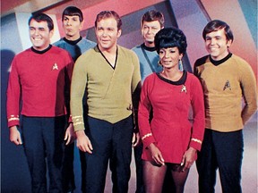 The original cast of the television series Star Trek.