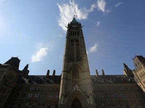 Parliament Hill in Ottawa. Politicians are being urged to be frugal with expenses.