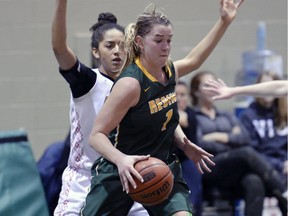 University of Regina forward Charlotte Kot, shown here in a file photo, is one of four Cougars players who are set to compete in a three-on-three tournament in China.