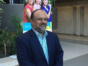 Dr. Saqib Shahab, Saskatchewan's chief medical health officer provided an update on the free provincial immunization clinic that is set to on Oct. 31. PHOTO/ASHLEY ROBINSON