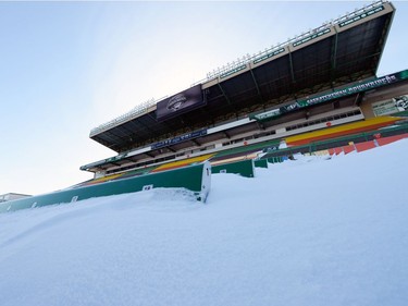 In what seems like an eternity, the Saskatchewan winter has frozen Mosaic Stadium in time and left it covered in snow and ice, to slowly defrost for the upcoming CFL season and 2013 Grey Cup.