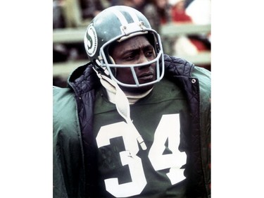 George Reed with the Saskatchewan Roughriders in the 1970s. Leader-Post photo by Don Healy.