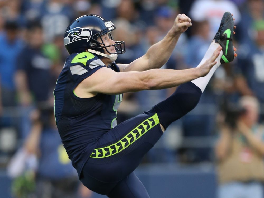 Jon Ryan works out for Saskatchewan Roughriders