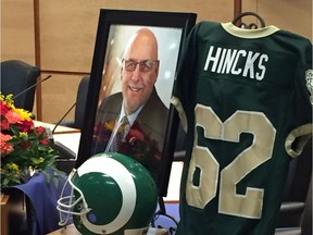 Veteran city councillor Terry Hincks passed away recently.