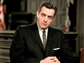 Raymond Burr as Perry Mason.