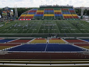 Photos of the renovated Mosaic Stadium Regina, SK, June 21 2012.