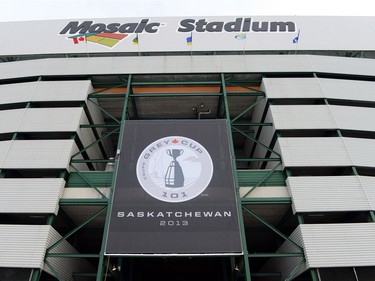 Mosaic Stadium, the site of the 101st Grey Cup in Regina on November 19, 2013.