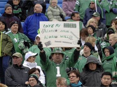 Fans were loud as the Saskatchewan Roughriders returned to Mosaic Stadium for the last time this year to over 1000 cheering fans in Regina November 20, 2009. The Riders lost in the Grey Cup 28-27 to the Montreal Allouettes.