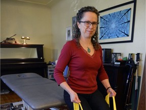Peggy Forsberg (shown) and Shanthi Johnson, a professor at the Faculty of Kinesiology and Health Studies at the U of R, will be holding an osteoporosis forum -- Too Fit to Fall or Fracture -- this Sunday afternoon at Wascana Rehabilitation Centre.