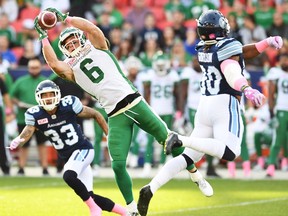 Veteran receiver Rob Bagg has been released by the Saskatchewan Roughriders.