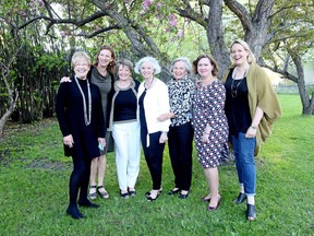 The ladies behind the beloved Best of Bridge series have passed the baton to a new trio of friends to carry on the tradition and connect to a new generation of home cooks. They are, left to right, Mary Halpen, Sue Duncan, Val Robinson, Helen Miles, Joan Wilson, Elizabeth Chorney-Booth, Julie Van Rosendaal.