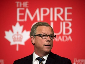 Premier Brad Wall speaks to the Empire Club of Canada on June 14 in support of the proposed $15.7-billion Energy East oil pipeline.