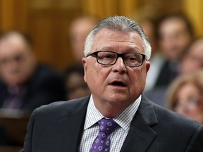 Ralph Goodale, federal public safety minister.
