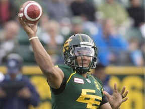 The Saskatchewan Roughriders are reportedly interested in Edmonton Eskimos quarterback James Franklin.