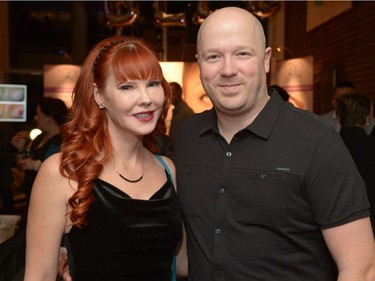 Mary-Ann Currie and Alex Marz during Regina Wine & Spirits Gala held at the Conexus Arts Centre in Regina, Sask. on Saturday Nov. 5, 2016.