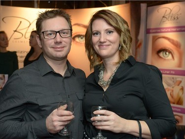 Nolan and Lisa Treble during Regina Wine &Spirits Gala held at the Conexus Arts Centre in Regina, Sask. on Saturday Nov. 5, 2016.