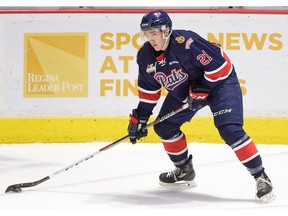 Forward Nick Henry is enjoying an eventful rookie season with the Regina Pats.