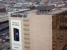 SaskTel's head office building in downtown Regina.