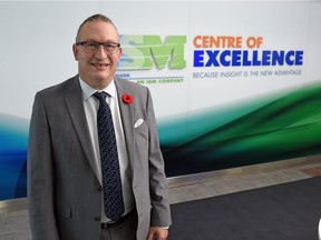 ISM president and CEO Mark MacLeod at the official opening of the new Centre of Excellence at 2 Research Dr. at Innovation Place on the University of Regina campus.