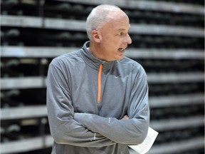 University of Regina Cougars men's basketball head coach Steve Burrows, shown here in a file photo, has a team with seven newcomers this season.