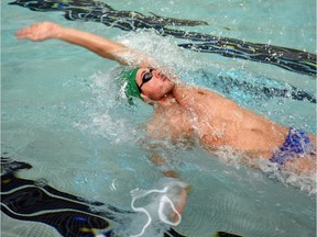 University of Regina Cougars swimmer Noah Choboter, shown here in a file photo, is set for the Canada West championships.