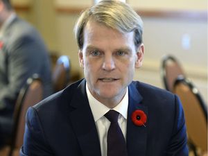 REGINA,Sk: NOVEMBER 9, 2016 --Federal Conservative leadership candidates who took part in a Regina Chamber of Commerce lunch talking with Chamber members. Here Chris Alexander. BRYAN SCHLOSSER/Regina Leader Post