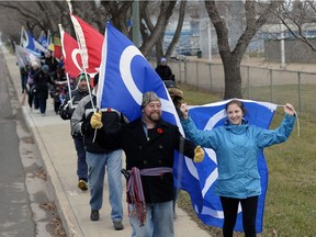 A Riel Day vigil , hosted by the Regina Riel Metis Council Local 34 was held in Regina Wednesday.