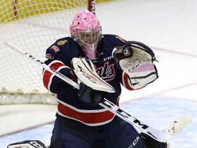 Regina Pats goalie Tyler Brown started slow but finished strong in his team's 5-2 loss to the host Prince George Cougars on Tuesday.