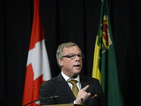 Premier Brad Wall delivering his speech on "A Saskatchewan Plan to Fight Climate Change."  But L-P business columnist Bruce Johnstone asks who's telling the truth on carbon pricing? Wall or the feds?