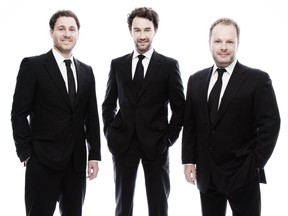 The Celtic Tenors will perform with the Regina Symphony Orchestra on Dec. 3.