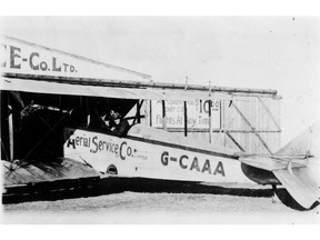 The first Canadian aircraft to carry a civilian registration was Regina aviator Roland Groome's Curtiss JN-4(Can) Canuck biplane in 1920.