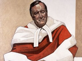 Official portrait of Yorkton-born Brian Dickson, who became Chief Justice of the Supreme Court of Canada in 1985.