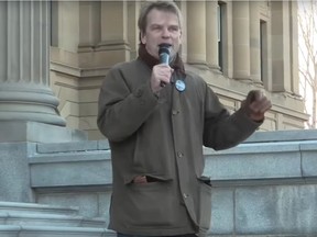 Federal Conservative leadership hopeful Chris Alexander says he didn't stop a crowd calling for Alberta Premier Rachel Notley to be locked up because politicians need to listen to constituents.