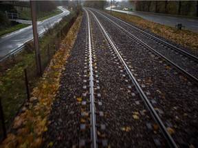 No cause has been determined as to why 23 railway cars carry potash left the track on Friday.