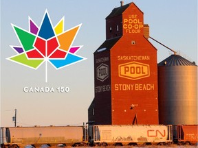 Grain elevator in Stony Beach, west of Regina, on Dec. 29, 2016.