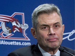 Columnist Rob Vanstone wonders whether the appointment of Jacques Chapdelaine, above, as the Montreal Alouettes' head coach will create an option for Saskatchewan Roughriders quarterback Darian Durant.