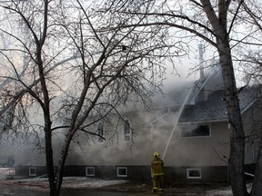 Flames destroyed a Lutheran Church in Gravelbourg on Wednesday.