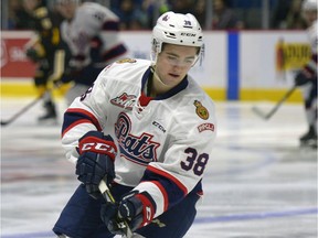 Regina Pats defenceman Dawson Davidson, who is from Moosomin, has an opportunity to play closer to home after being acquired from the Kamloops Blazers earlier this week.