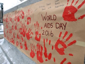 A vigil in honour of World AIDS Day was held at the Cenotaph in Victoria Park called, A Celebration of Life and Remembrance, in Regina.