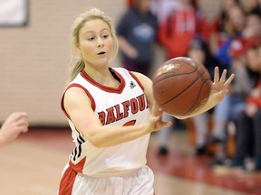 Kylie Frass is enjoying her Grade 12 year with the Balfour Bears senior girls basketball team.