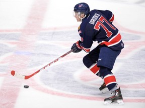 Captain Adam Brooks is the co-owner of the longest points streak by a member of the Regina Pats since 2001.