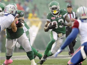 Riders running back Joe McKnight (33) was killed on Thursday after a suspected road-rage incident near New Orleans.
