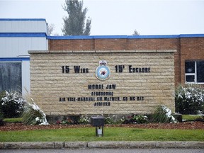 A sign is pictured at 15 Wing.