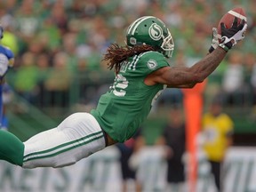 The Saskatchewan Roughriders' Naaman Roosevelt is anxious to dive into the 2017 CFL season, given the array of  talent on the team's receiving corps.