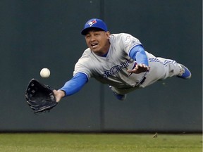 The Toronto Blue Jays' Ezequiel Carrera was in Regina on Friday.