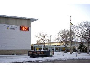 Campbell Collegiate in January, 2012.