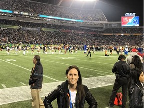 Former University of Regina Cougars guard Michelle Clark was on the sidelines for Sunday's Pro Bowl in Orlando, Fla.