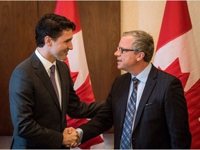 Wall's face-to-face engagements with Trudeau have been considerably more collegial than a recent reference to the prime minister he passed along via social media.