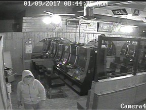 Assiniboia RCMP provided this photo of a suspect in what could possibly be an armed robbery.